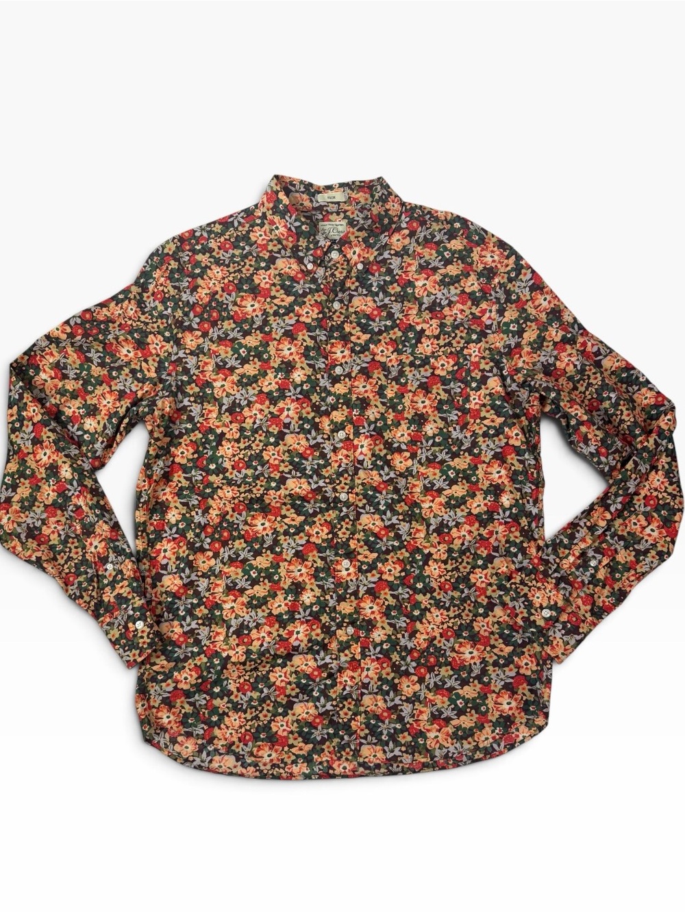 J. Crew Stretch Slim Fit Floral Button-Up Shirt